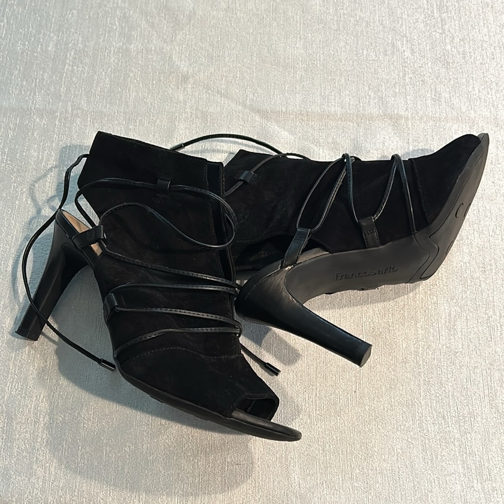 Franco Sarto Women’s ‘Quinera’ Peep Toe Sandal Bow Tied Shoes Size 7.5 - Picture 12 of 12